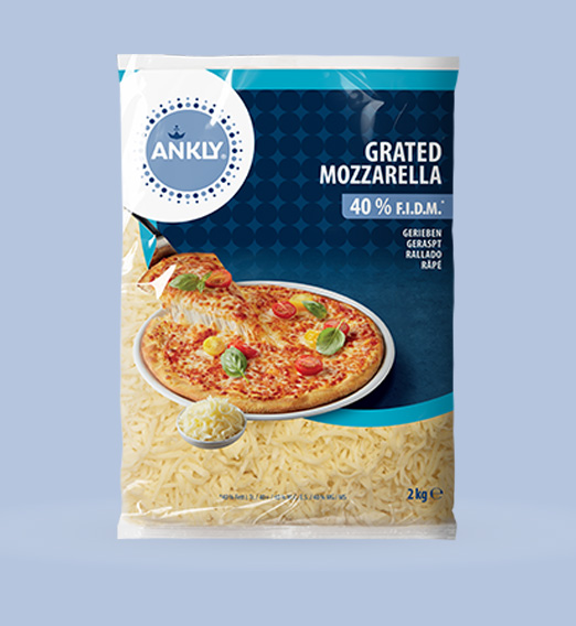 Mozzarella 40% – grated