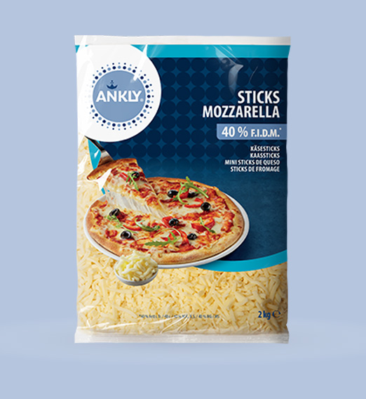 Mozzarella 40% – sticks